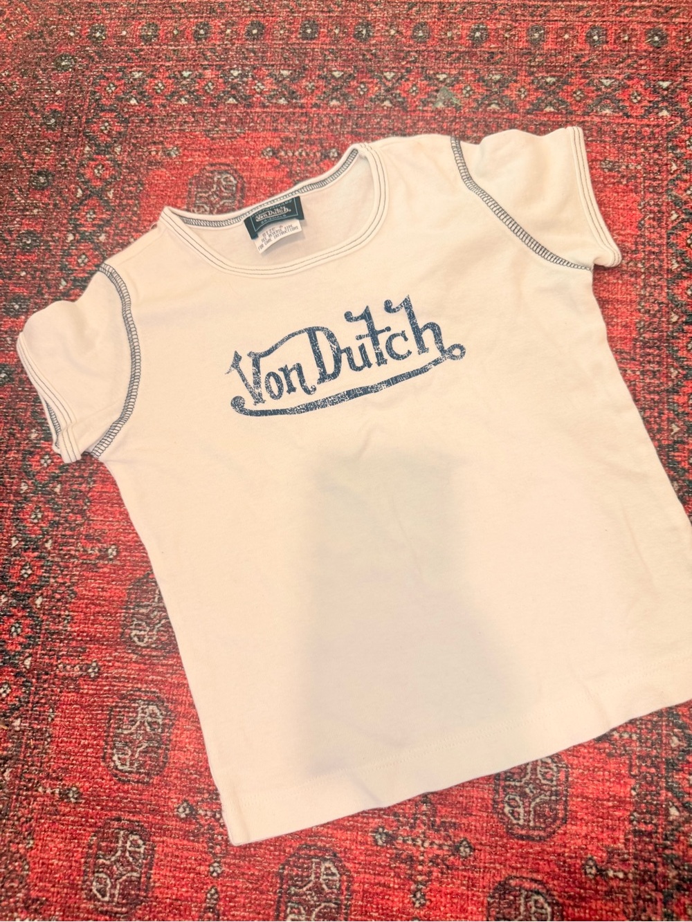 Von Dutch Y2K Deadstock Logo Tee! NWOT!